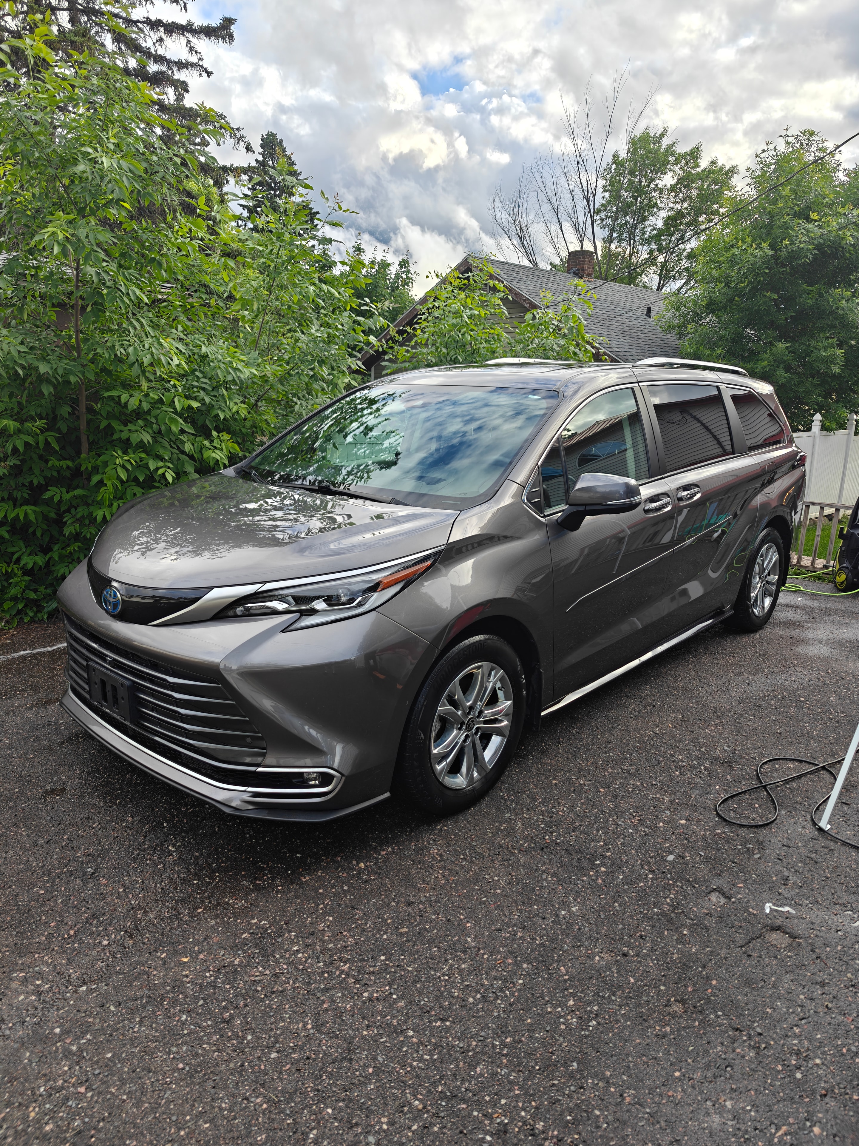 After — Toyota Sienna exterior full detail