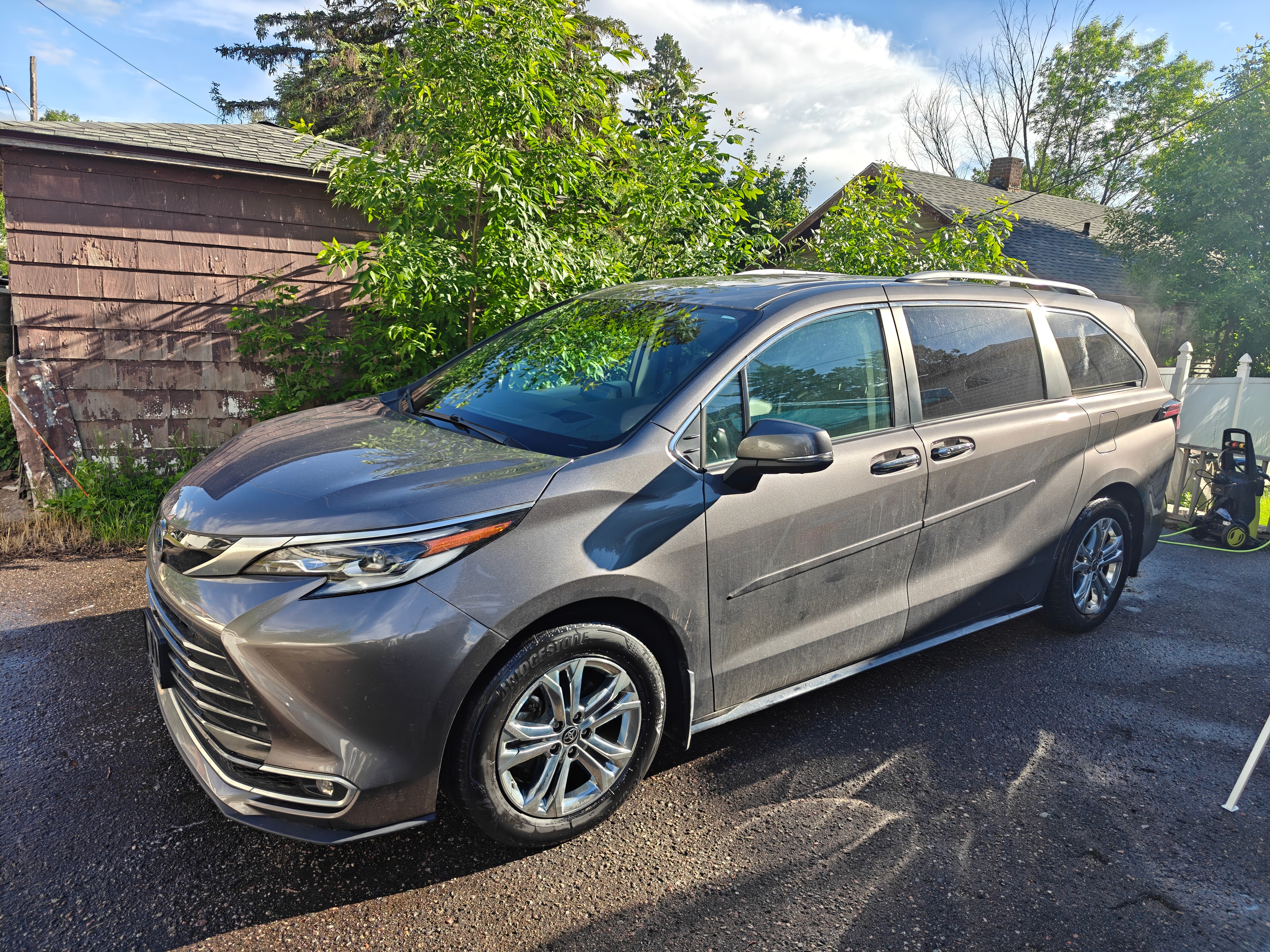 Before — Toyota Sienna exterior full detail